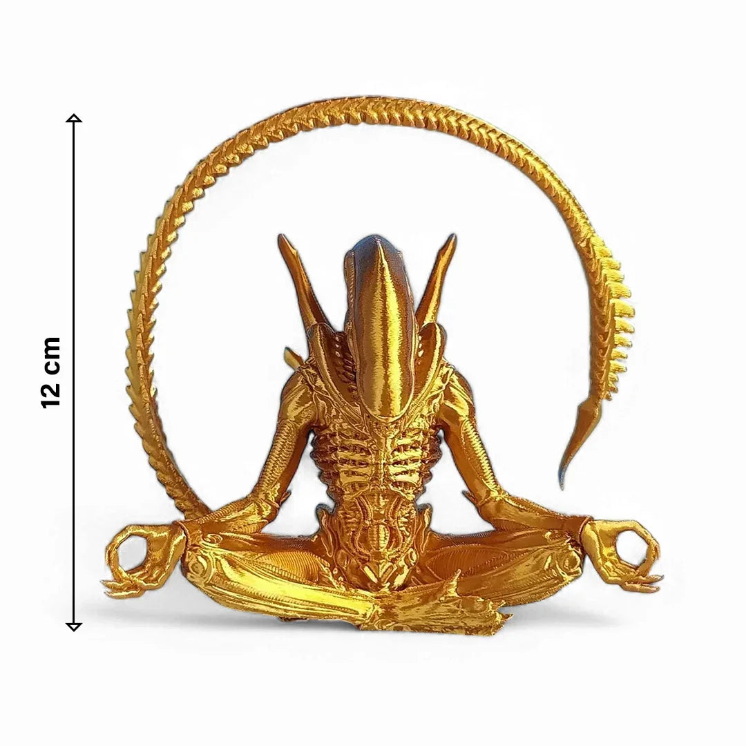 Gold Romulus Yoga Model Alien Action Figure - Jaiman Toys