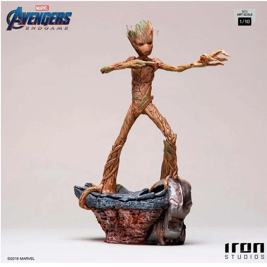 Iron Studios! Collectible Showpiece Statue Marvel Avengers End Game Groot - Jaiman Toys