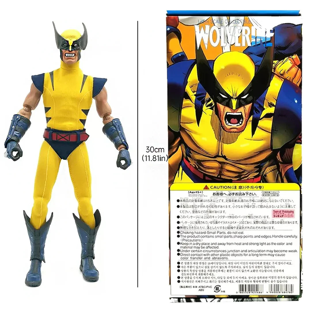 Marvel X-Men Wolverine 1:6 Scale 12" Action Figure Collectible Model Age 15+ - Jaiman Toys