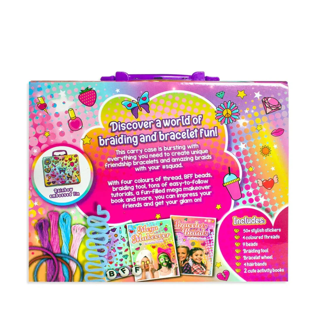 Friendship bracelet and Braids - Activity Tin for Kids Ages 8+ - Jaiman Toys