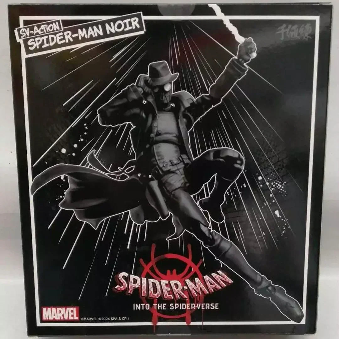 Spider-Man: Spider-Bath SV Action Spider-Man Noir Action Figure, Non-scale, ABS & PVC, Pre-painted Complete Action Figure - Jaiman Toys