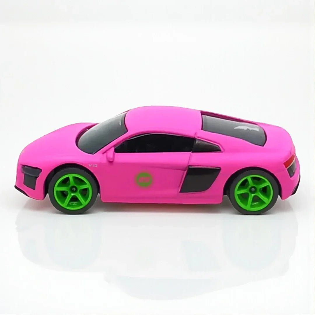 Majorette Audi R8 Die-Cast Car (Pink Chase Car)-Diecast Car Model