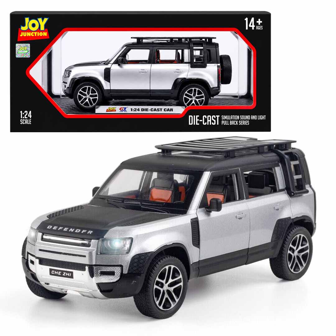 Joy Junction 1:24 Scale Defender SUV Die-Cast Model Car with Sound