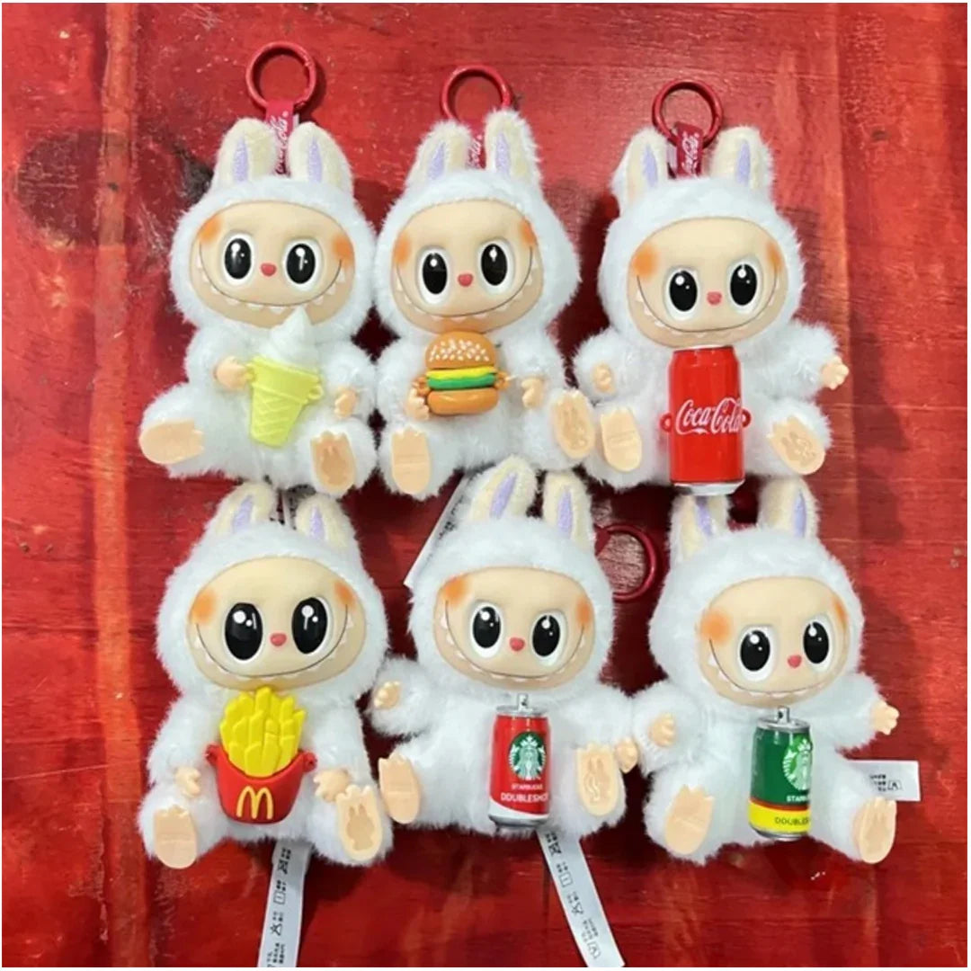 Pop Mart Labubu The Monsters Foodie Series – 1 Piece Blind Box Plush Keychain Figure - Jaiman Toys