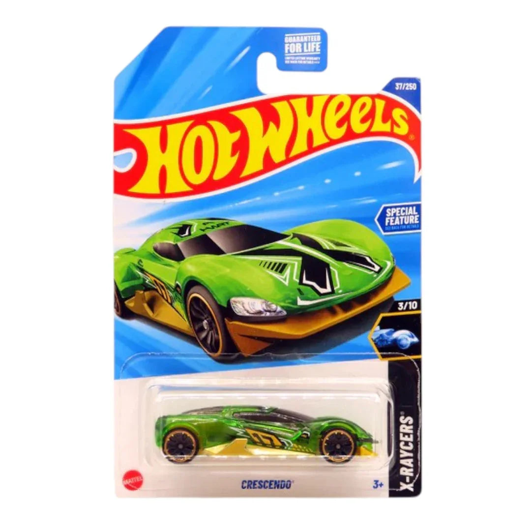 Hot Wheels - Crescendo Green -X-Raycers (HYX85) - Jaiman Toys