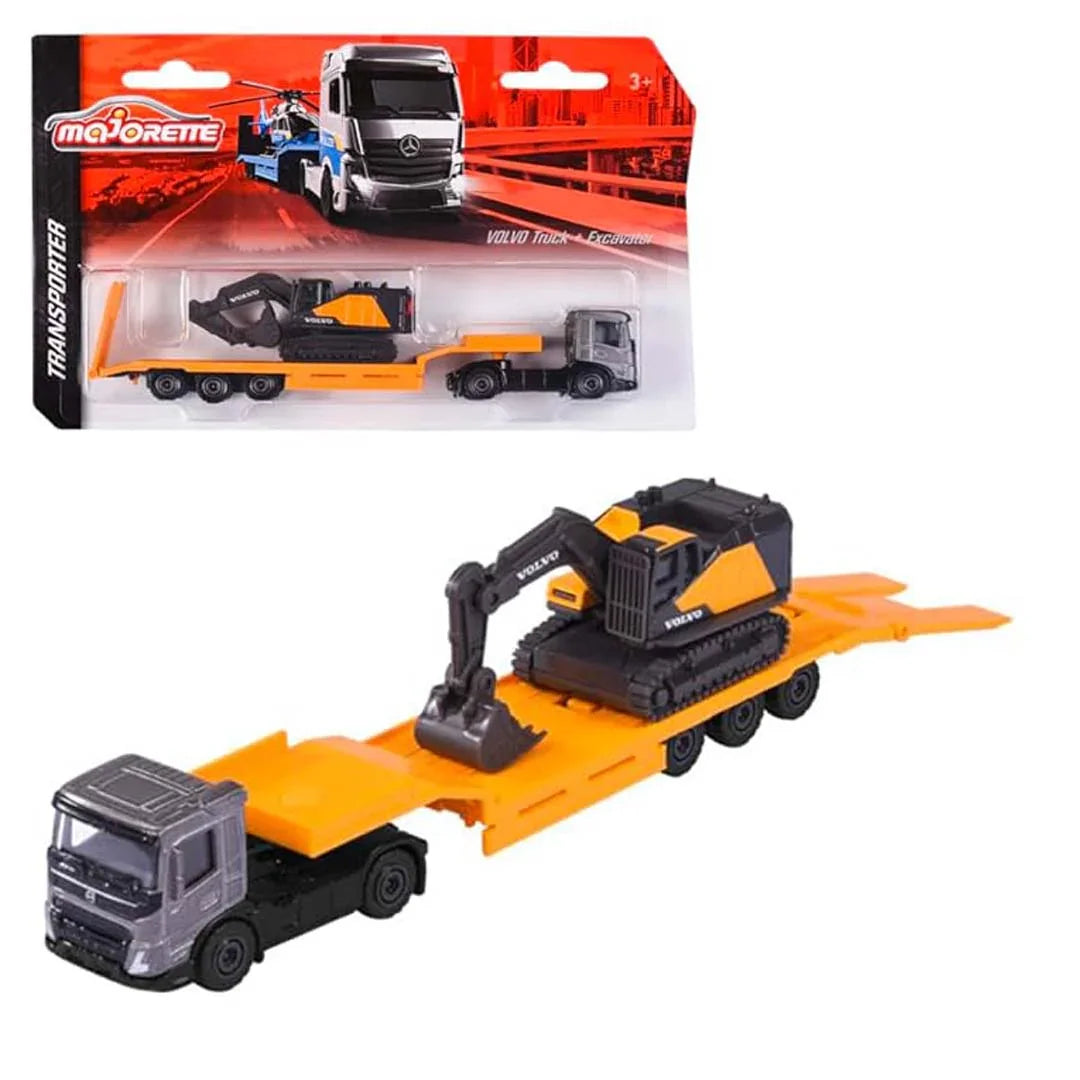 Majorette Transporter Trucks Single Pack – Multicolor Die-Cast Vehicle Set - Jaiman Toys
