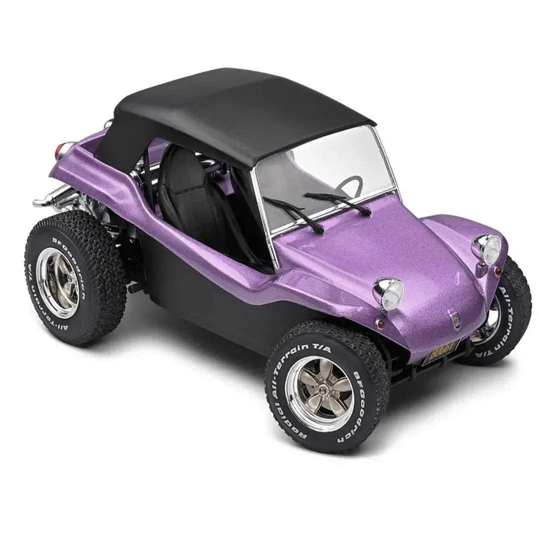 Solido 1:18 1968 Manx Meyers Buggy with Soft Top (Purple Metallic) Diecast Car Model - Jaiman Toys