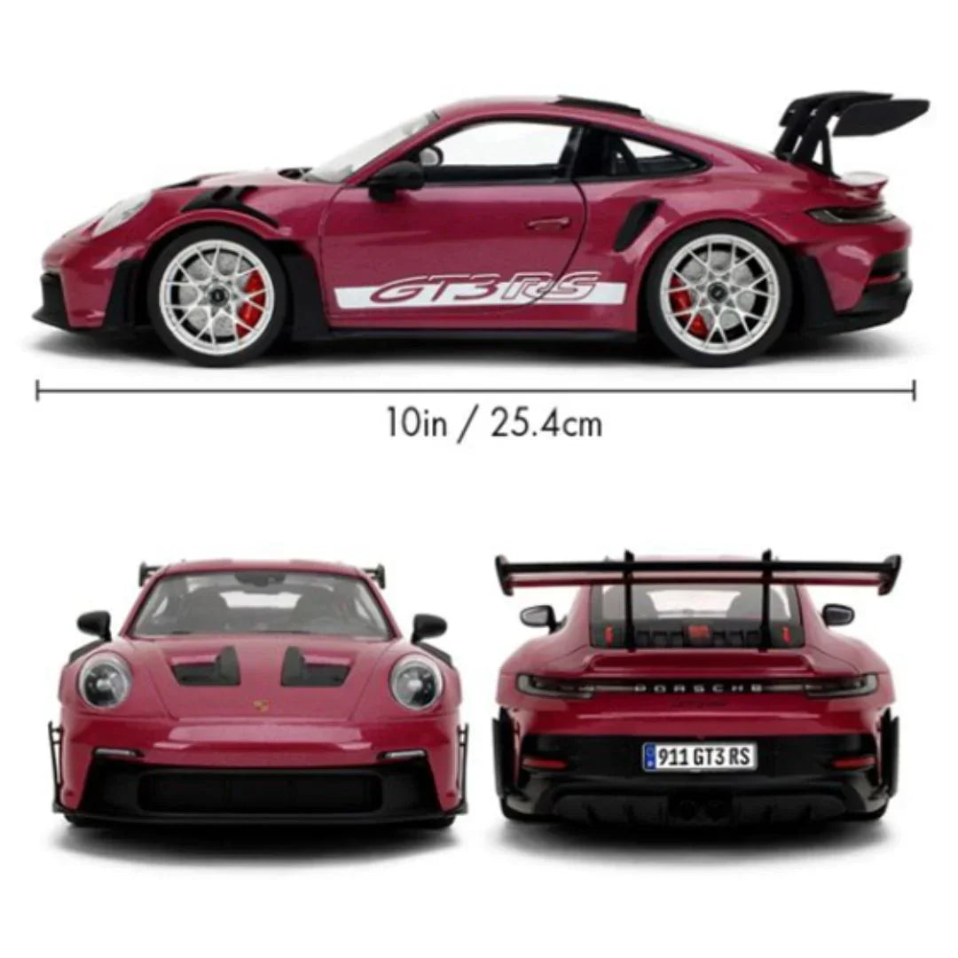 Jada Toys Pink Slips Porsche 911 (992) GT3 RS Ruby Star 1:18 Diecast Model Car - Jaiman Toys