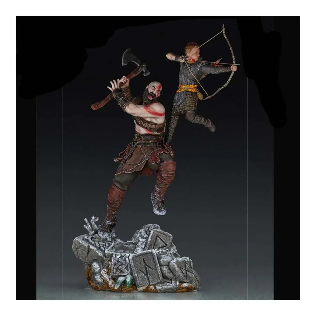 Iron Studios! Collectible Showpiece Statue Kratos and Atreus - God of War - BDS Art Scale 1/10 - Jaiman Toys