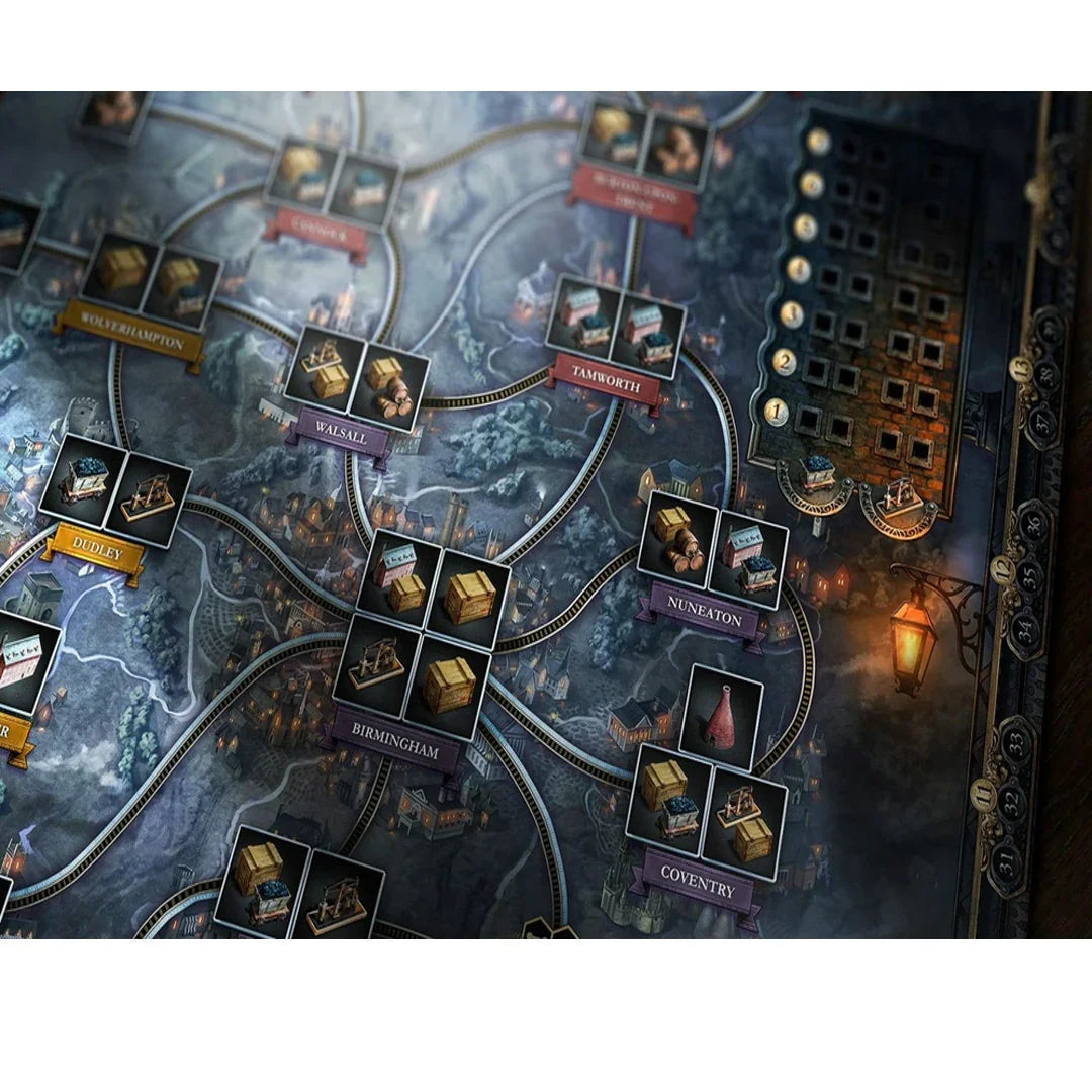 Brass: Birmingham Board Game β Economic Strategy & Industrial Revolution - Jaiman Toys