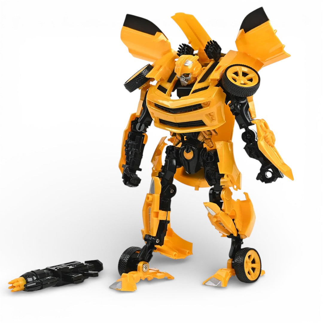 Mecha Crazed 1/8 Scale Robot Transformer Action Figure | Deformation Transforming Mecha Toy for Kids