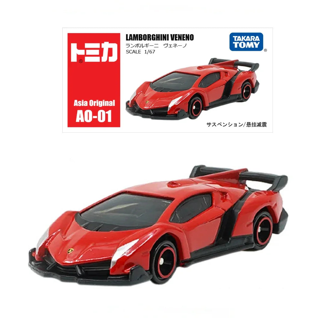 Tomica 1/67 Scale AO-01 Lamborghini Veneno - Jaiman Toys