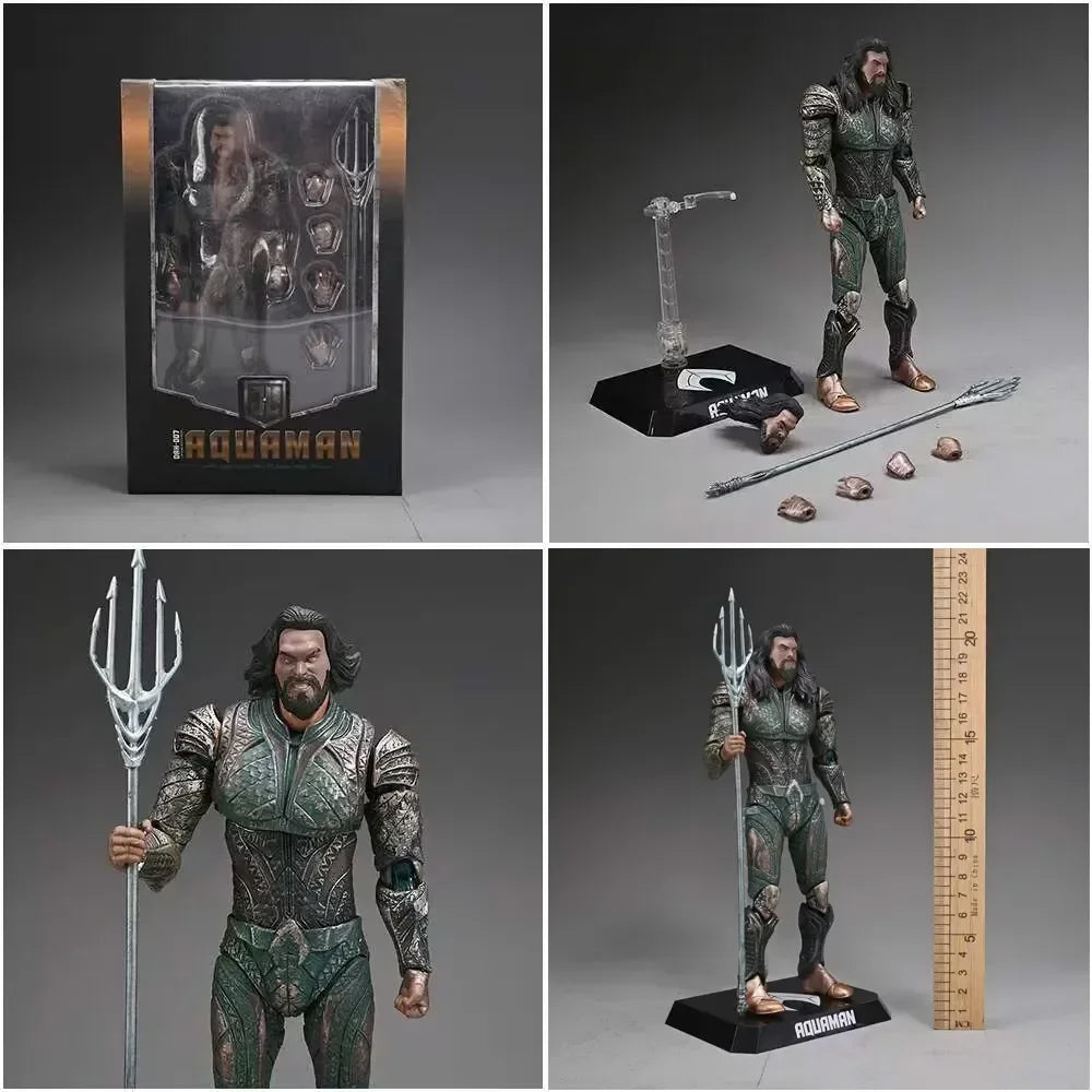 JUSTICE LEAGUE: AQUAMAN DYNAMIC ACTION FIGURE – 1/9TH SCALE DAH-007 (Age 15+) - Jaiman Toys