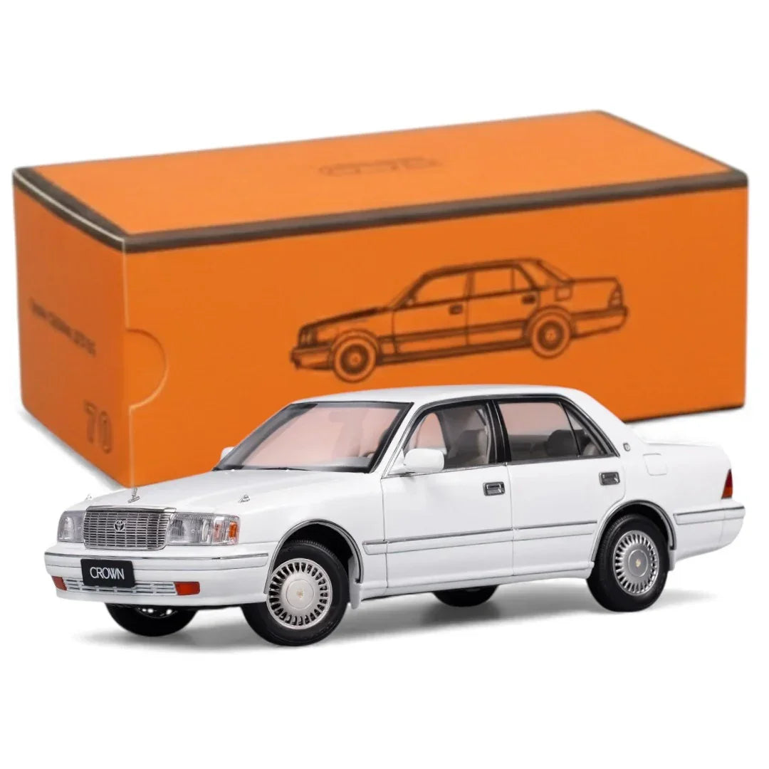 GCD 1:64 Toyota Crown JZS155 – LHD White| Premium Diecast Model