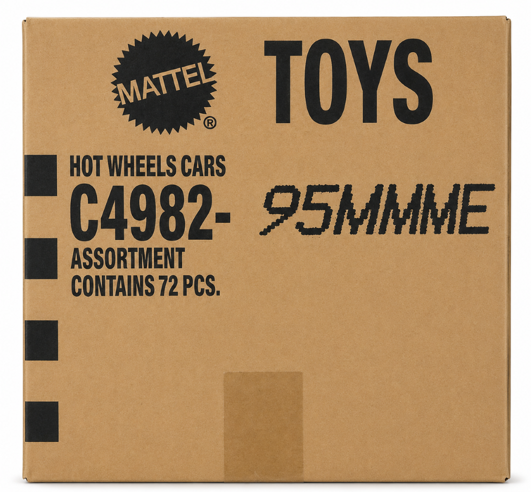 Hot Wheels C4982-95MMME Case Assorted Diecast Cars Box (72 Pieces) – Original Mattel Master Carton Bulk Toy Cars