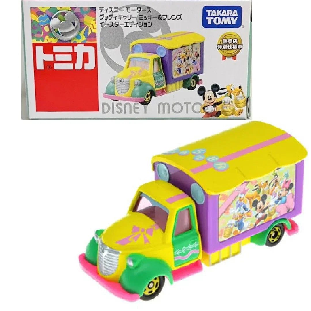 TOMICA DISNEY MOTORS EASTER GOODAY CARRY MICKEY- TAKARA TOMY -Diecast Scale Model Car - Jaiman Toys
