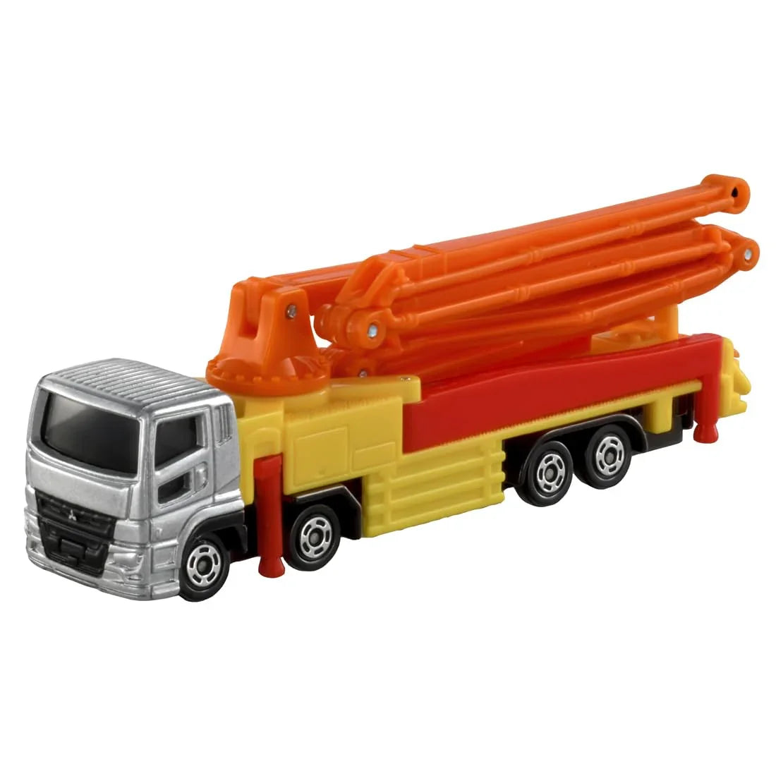 Takara Tomy Tomica No 127 Mitsubishi Fuso Super Grate Concrete Pumping Truck - Jaiman Toys