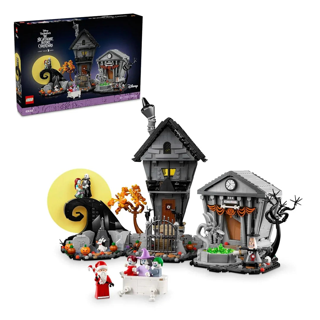 LEGO Ideas 21351 The Nightmare Before Christmas Diorama Kit (2193 Pieces) - Jaiman Toys