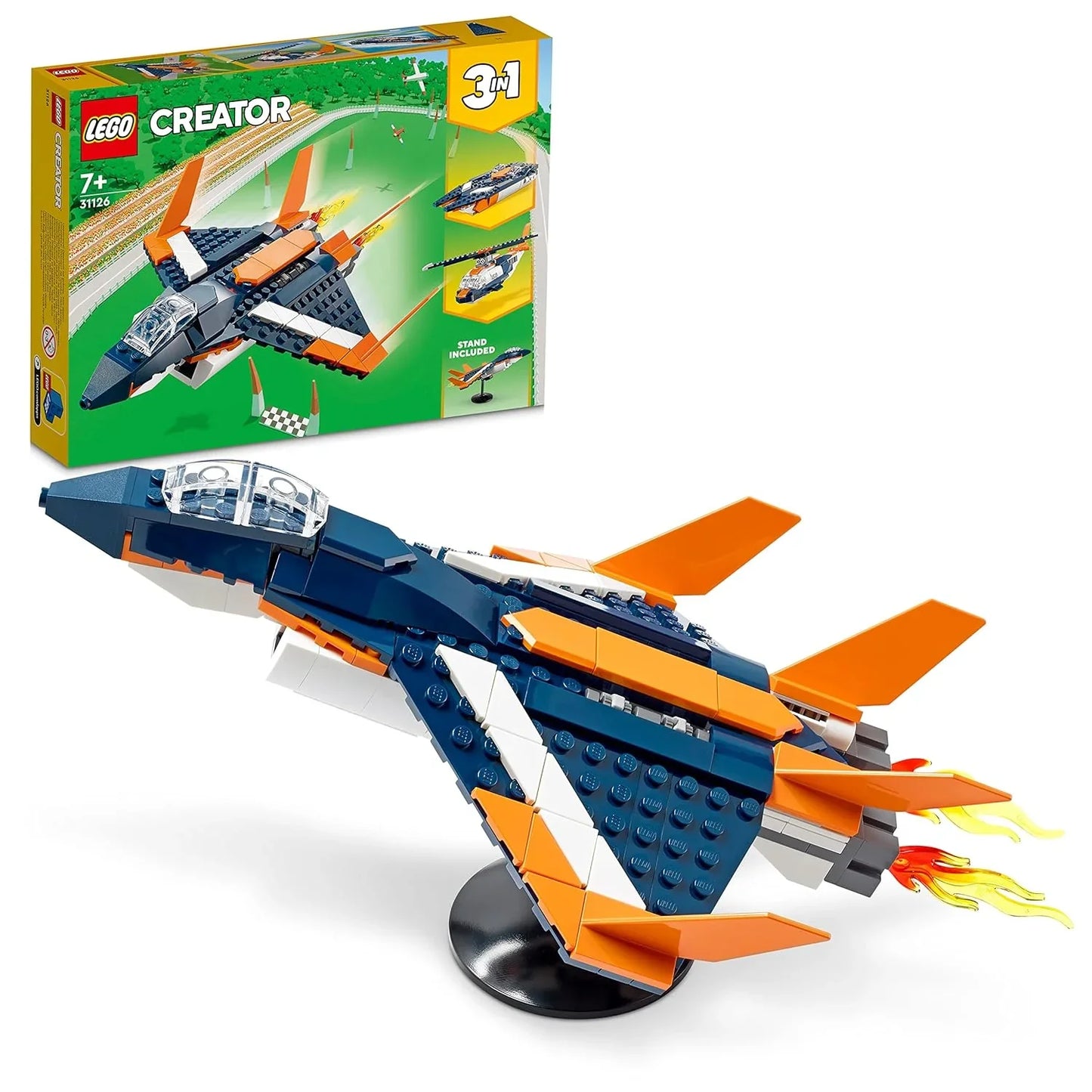 Lego Creator 3In1 Supersonic-Jet 31126 Building Kit (215 Pieces) - Jaiman Toys