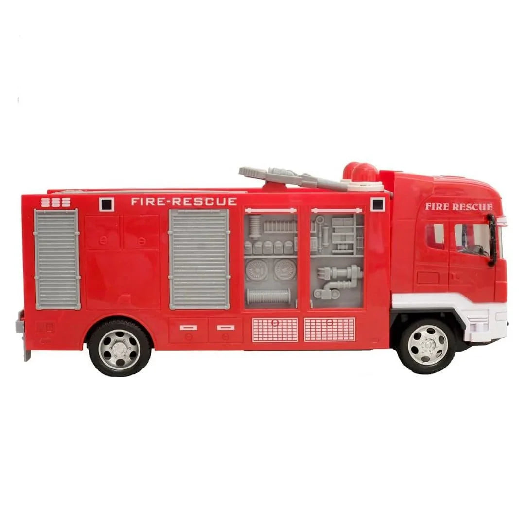 Breatoi ! Kids Fire Rescue, R/C Fire Engine Truck, Fire Rescue Remote Control Fire Action, Light & Sound For The Kids Age 3+...,Red - Jaiman Toys