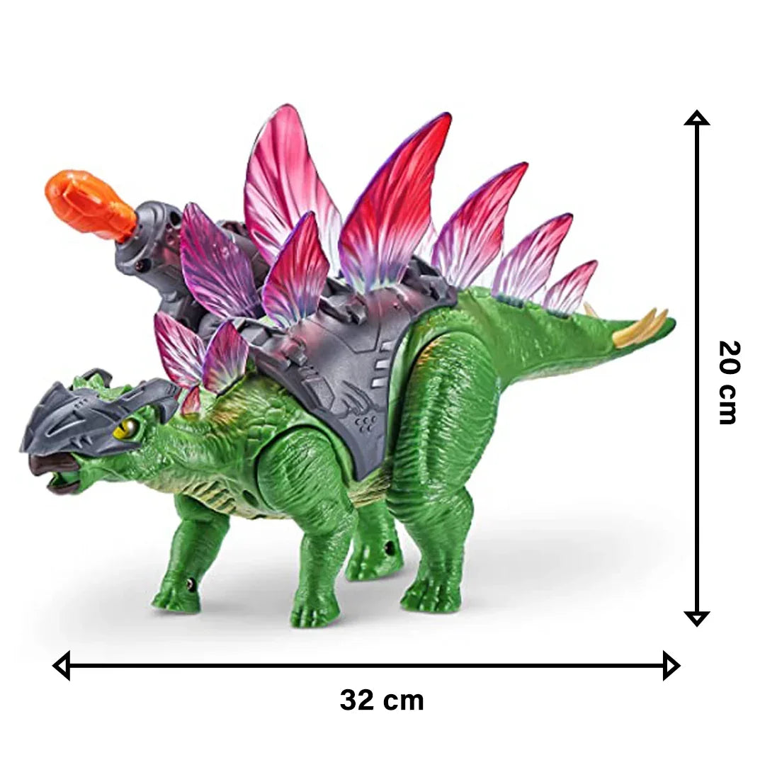 ZURU ROBO Alive-Dino Wars-Series 1 Stegasaurus, Multi (7131-S001) - Jaiman Toys