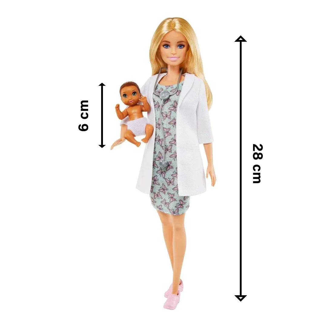 Dream Big: Barbie You Can Be Anything Baby Doctor Playset - Jaiman Toys