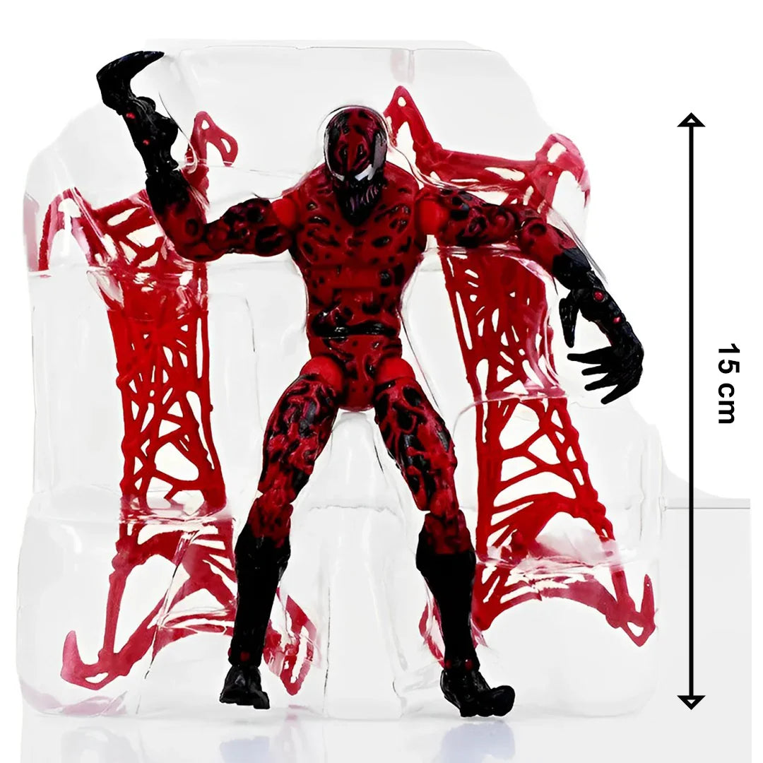 Venom Spider-Man Carnage Spiderman With Capture Webs 6" Action Figure - Jaiman Toys