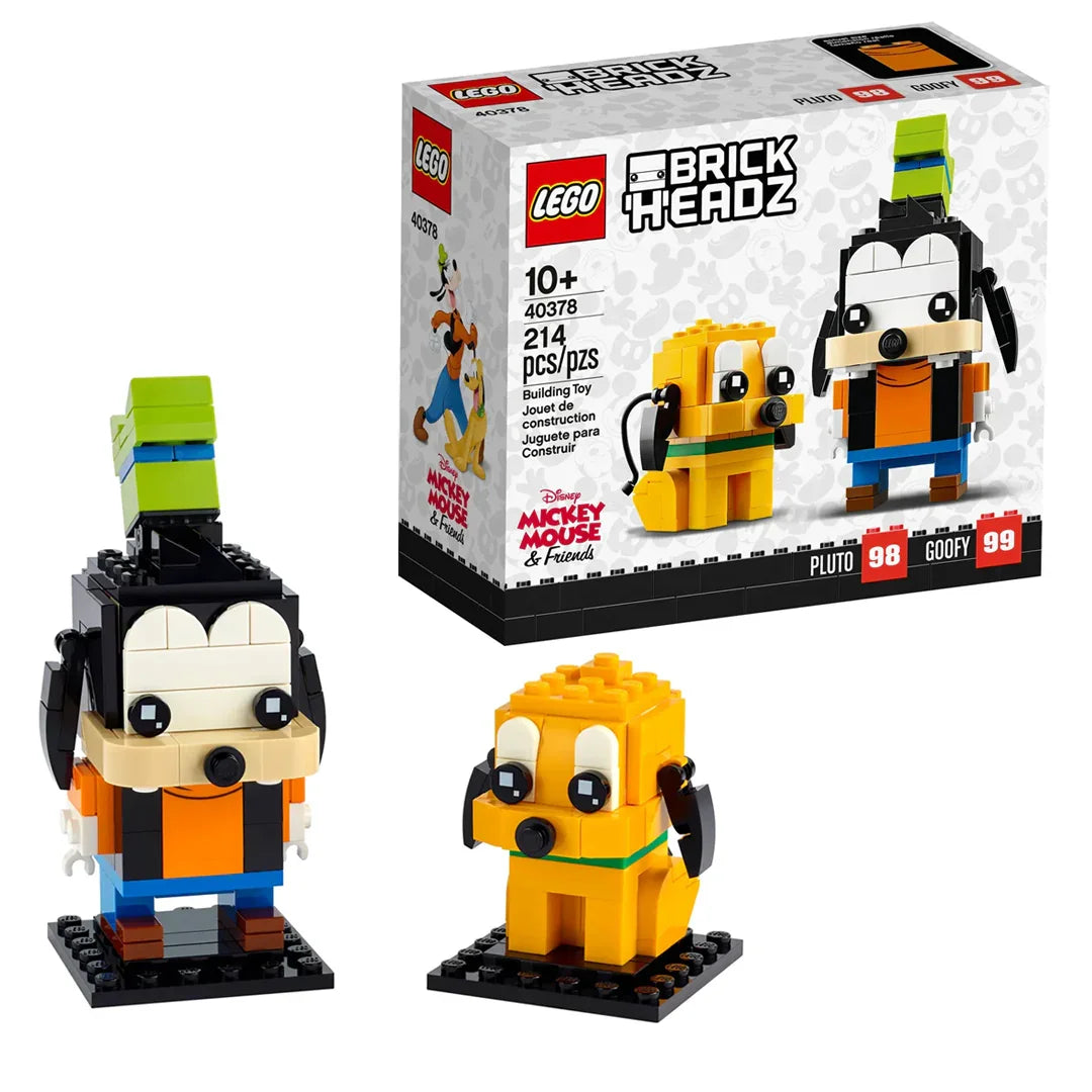 LEGO Disney Brick Headz Pluto Goofy 40378 (214 Pieces) - Jaiman Toys