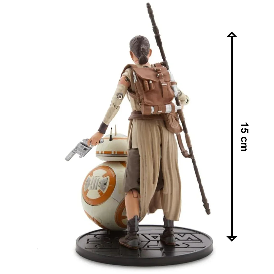 Rey and BB-8 Elite Series Die Cast Action Figures - 6'' - Star Wars - Jaiman Toys