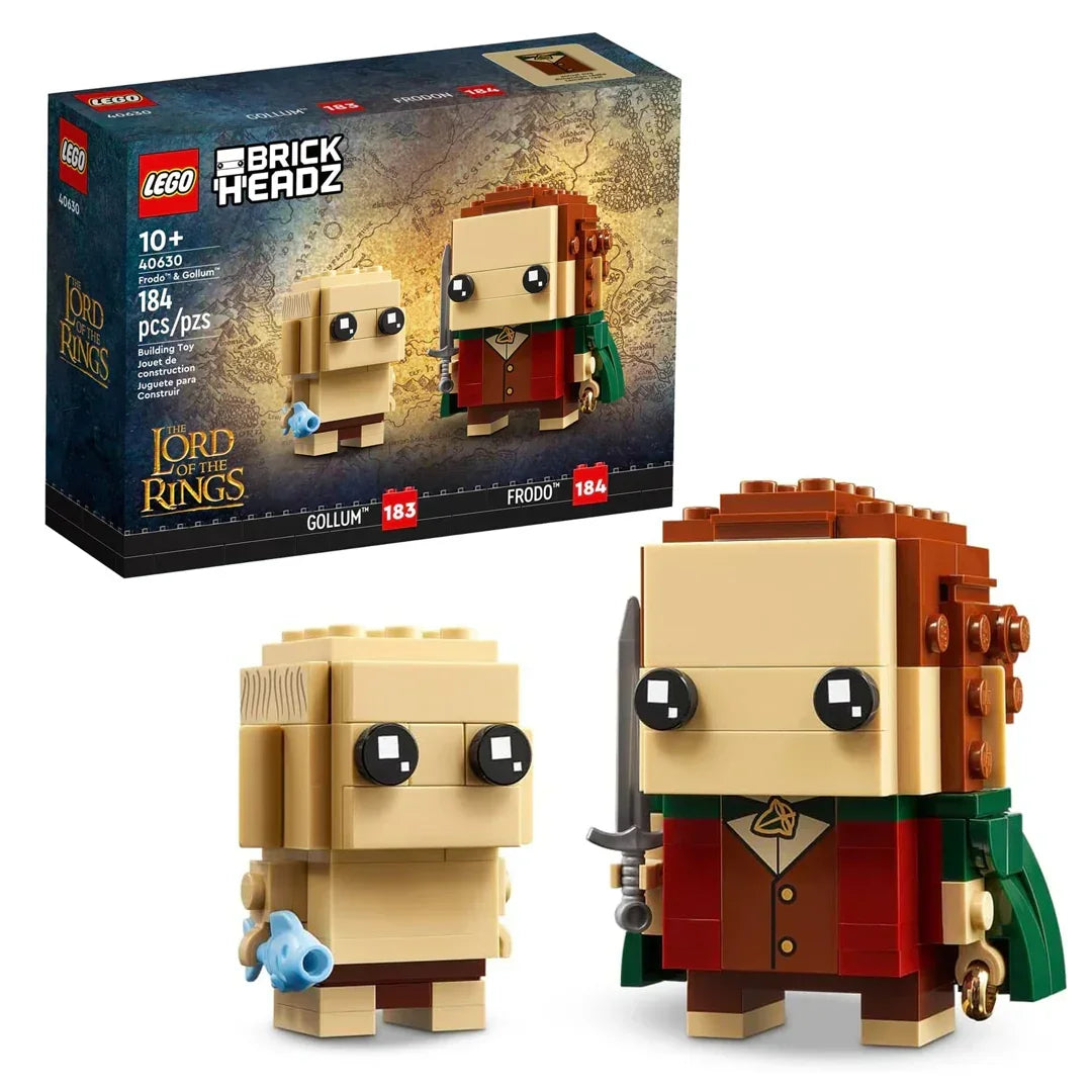 LEGO BrickHeadz 40630 Frodo & Gollum The Lord of The Rings (184 Pieces) - Jaiman Toys