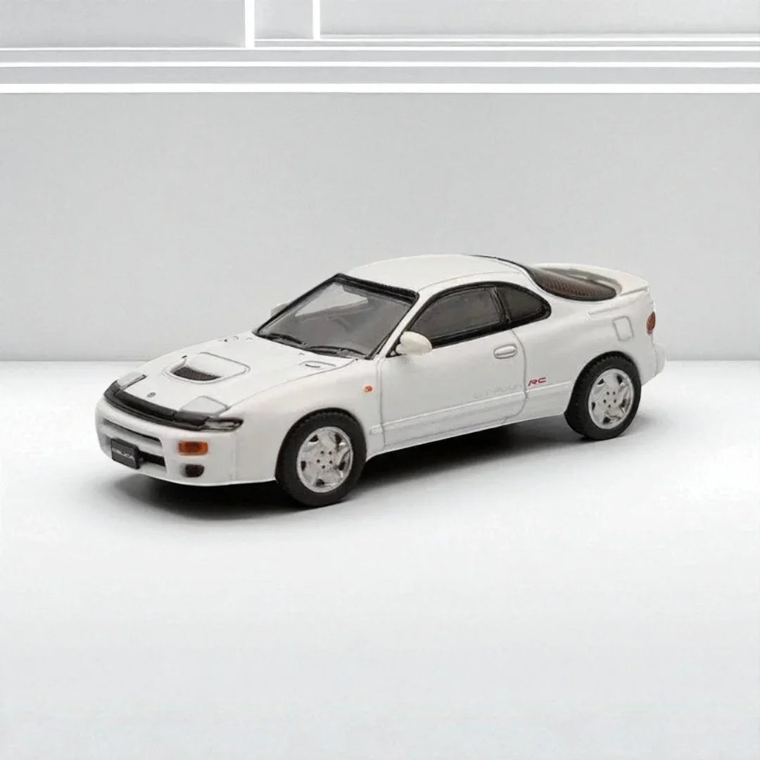 Hobby Japan 1:64 HJ641023CBK Toyota CELICA Turbo 4WD Carlos Sainz Limited Edition GT-FOUR RC Diecast Toys White Models