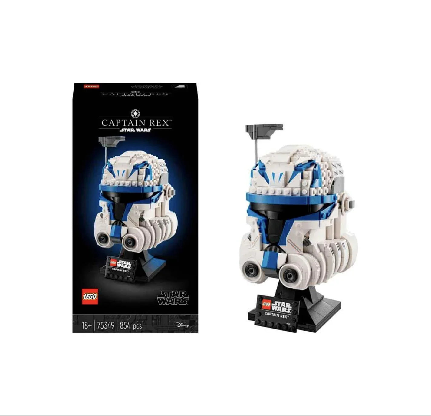 LEGO Star Wars Captain Rex Helmet 75349 Building Kit (854 Pieces) - Jaiman Toys