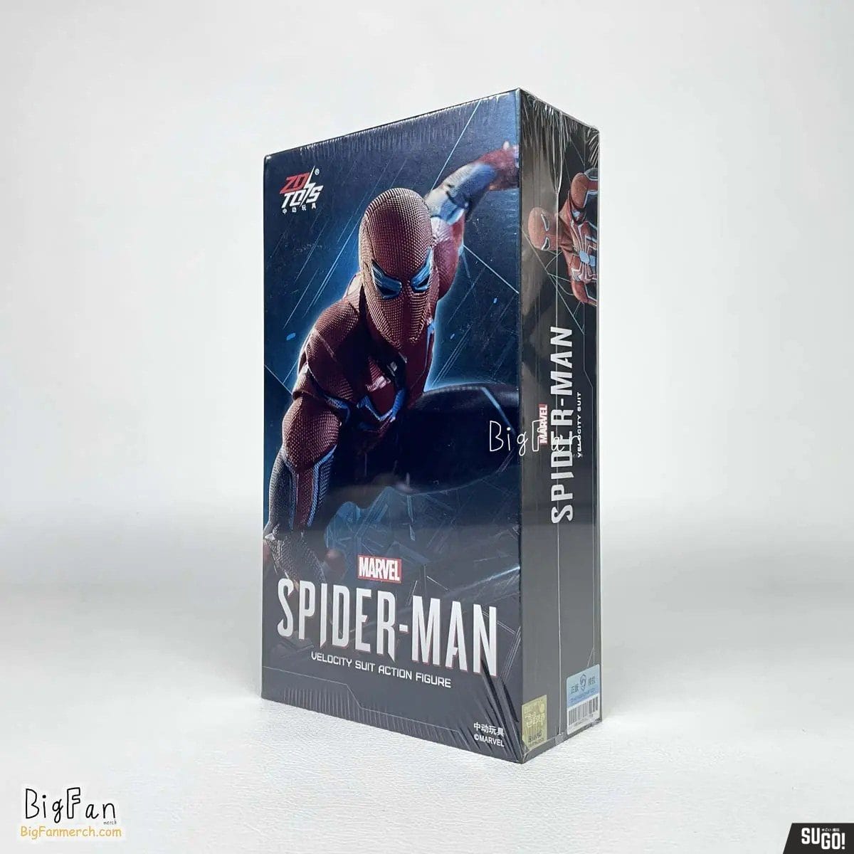 ZD Toys Spider-Man Velocity Suit 1/10 Scale Action Figure Non-Light-Up | Marvel Collector Figure