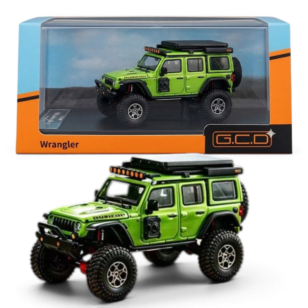 G.C.D 1:64 Jeep Wrangler LHD 2024 Diecast Model Car | Premium Off-Road Collectible | 2 Color Variants