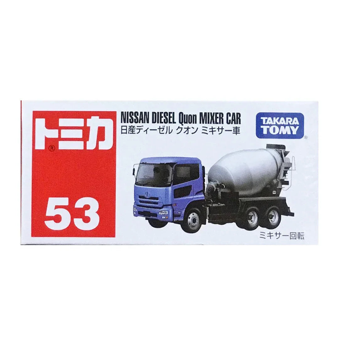 Takara Tomy Tomica 53 NISSAN DIESEL Quon MIXER CAR - Jaiman Toys