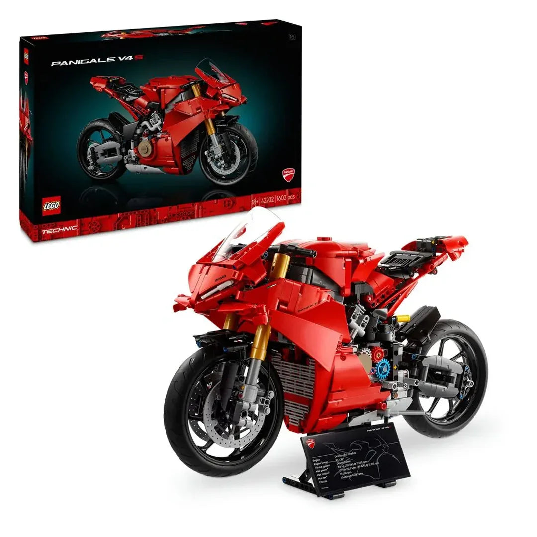LEGO Technic 42202 Ducati Panigale V4 S Motorcycle - Jaiman Toys