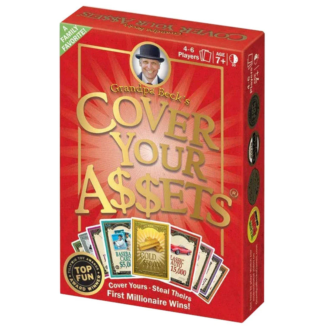 Cover Your Assets Card Game (4-6 Players) Age 7+ - Jaiman Toys