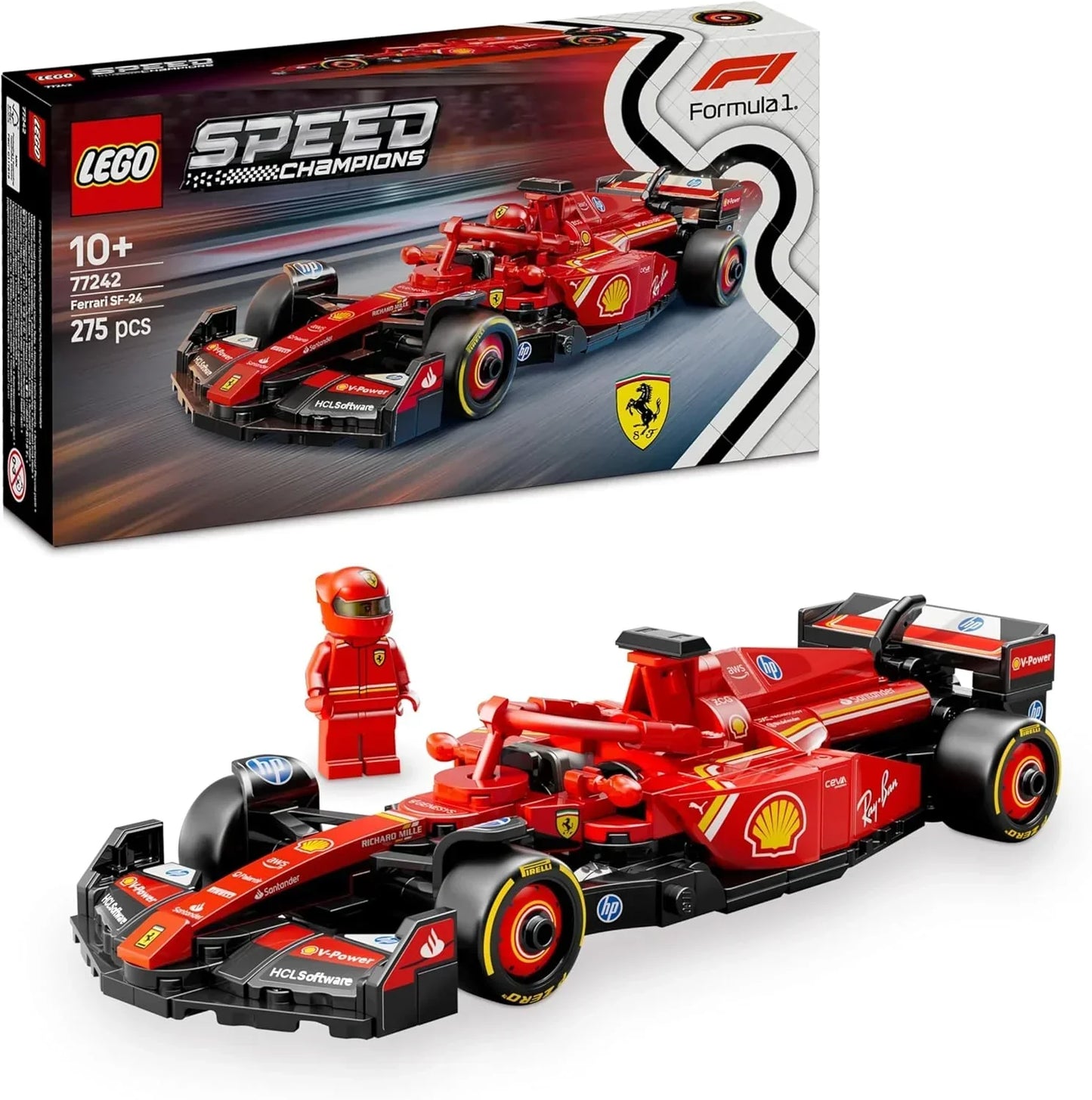 LEGO 77242 Speed Champions Ferrari SF-24 F1 Race Car - Jaiman Toys