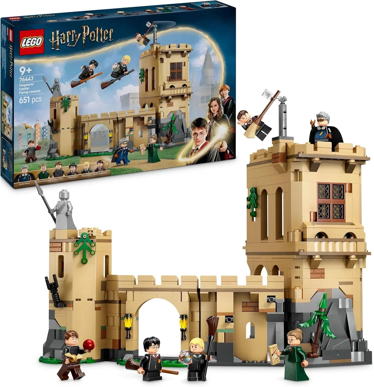 LEGO 76447 Harry Potter Hogwarts Castle: Flying Lessons Set (651 Pieces) - Jaiman Toys