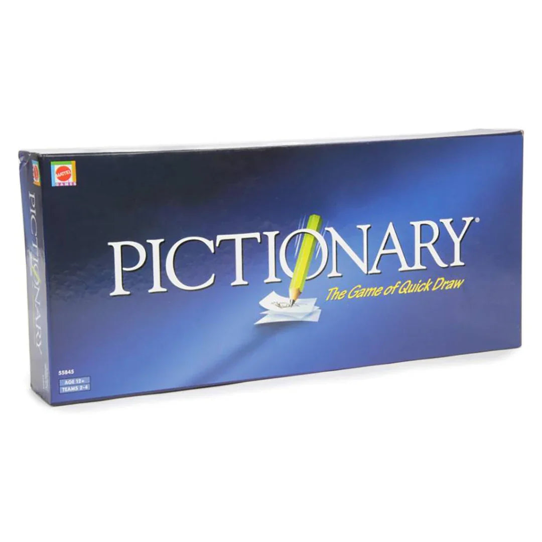 Mattel Pictionary The Game Of Quick Draw for kid and adult (Blue) - Jaiman Toys