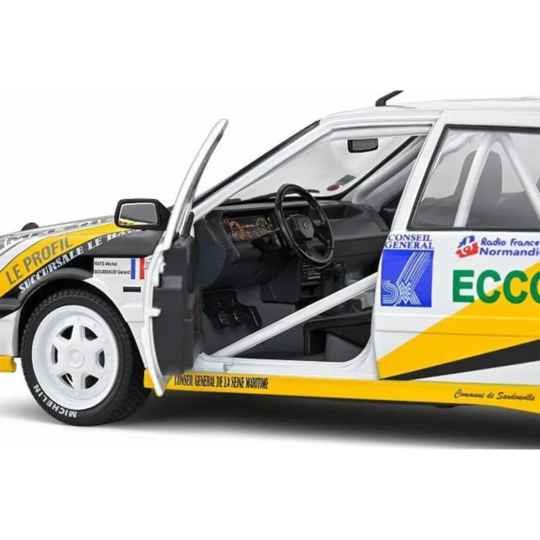 SOLIDO 1/18 Renault 21 Turbo Rallye Charlemagne 1991#6 Diecast model - Jaiman Toys