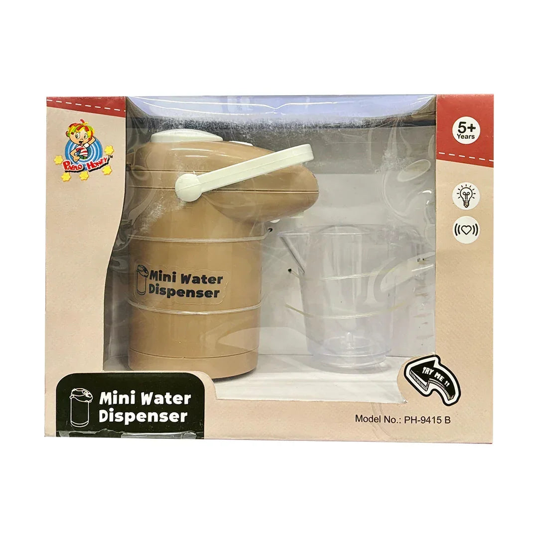 Pablo Honey Mini Water Dispenser Household Play Set (Brown) - Jaiman Toys