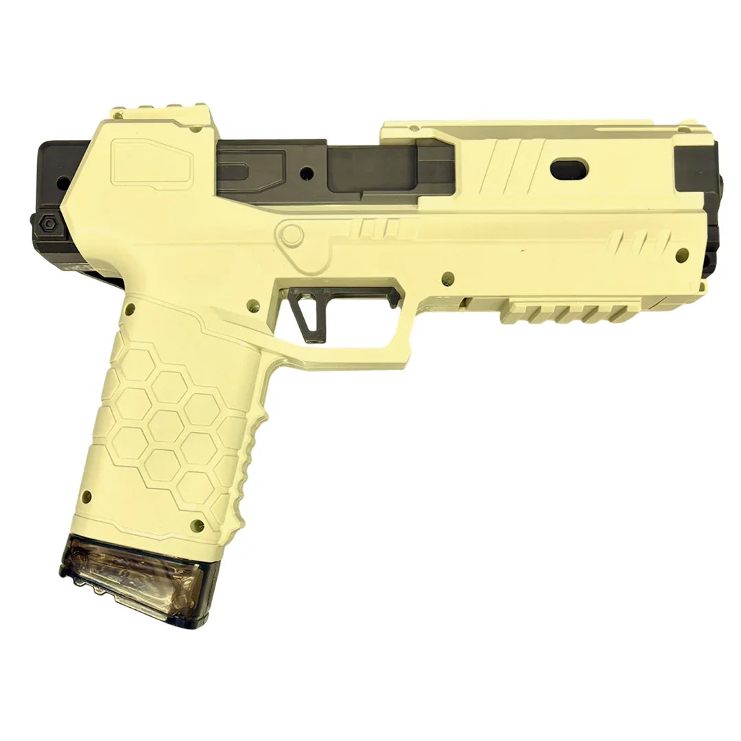 Electric Water Game, Automatic Water Gun,with Large Capacity, Holi Water Gun with Long Range Pistol for Children (Cream) - Jaiman Toys