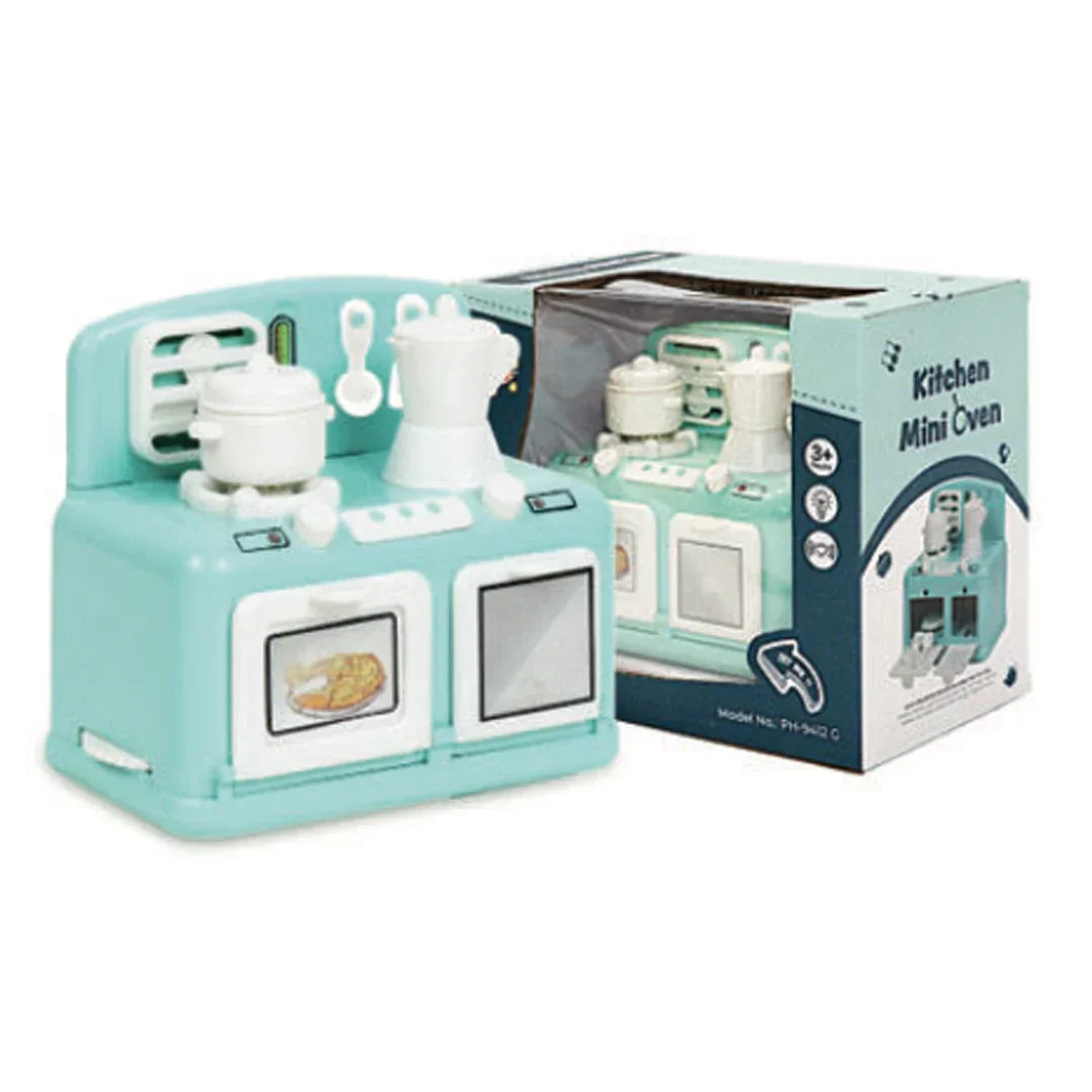 Pablo Honey Mini Oven Household Play Set (Blue) - Jaiman Toys