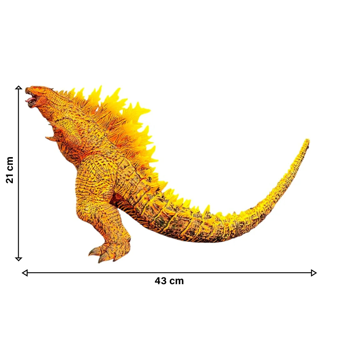 The King of Monsters Godzilla V/s Kong Action Figure Yellow (1/6th Scale Size) - Jaiman Toys
