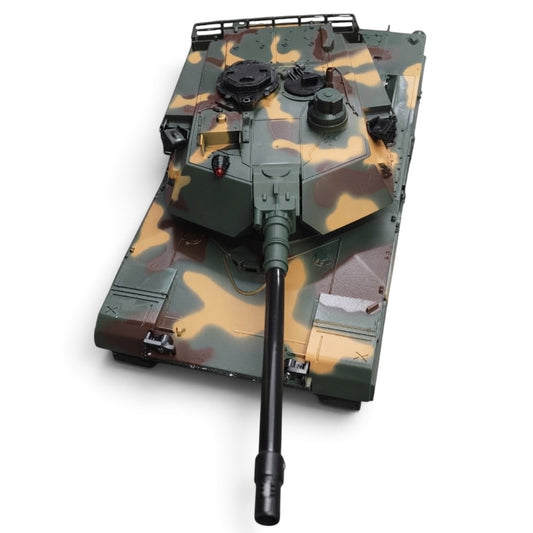 San You Toys Tank Campaign 1:18 Scale American M1A2 10-in-1 R/C Water Ball Tank ST0854298W with Lights, 10-Channel Remote & Soft Tracks