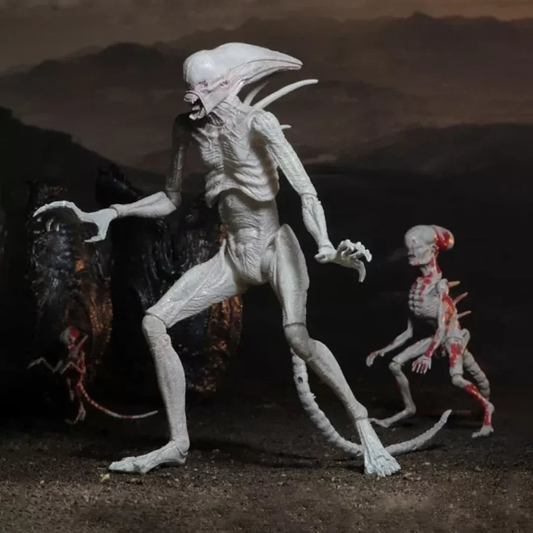 NEW WHITE ALIEN COVENANT NEOMORPH CREATURE PACK ACTION FIGURE - Jaiman Toys
