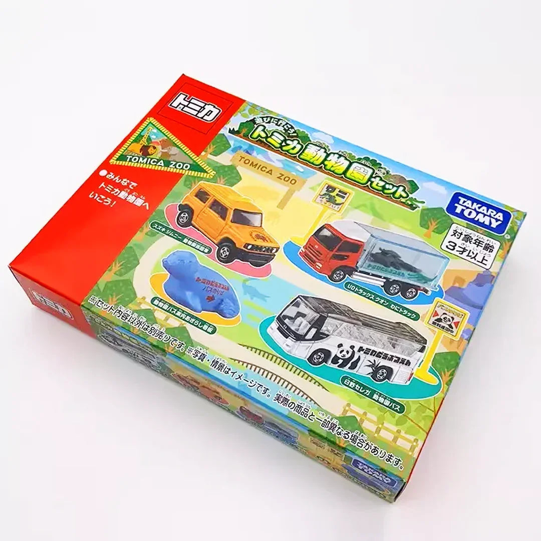 Takara Tomy Tomica gift Let's go play! Tomica zoo set 3 Pieces - Jaiman Toys