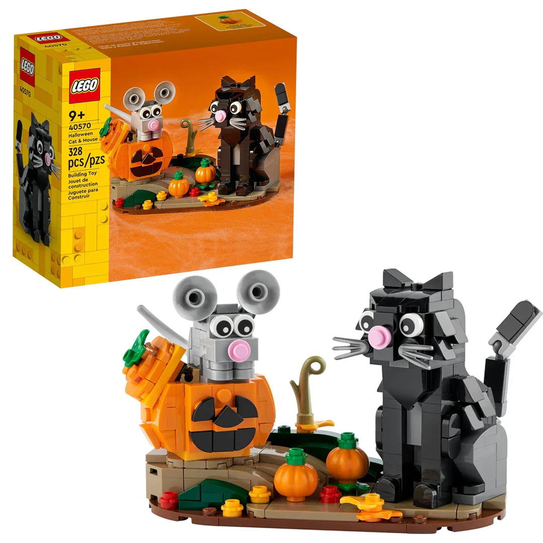 Lego Halloween Cat & Mouse 40570 Building Kit (328 Pieces) - Jaiman Toys