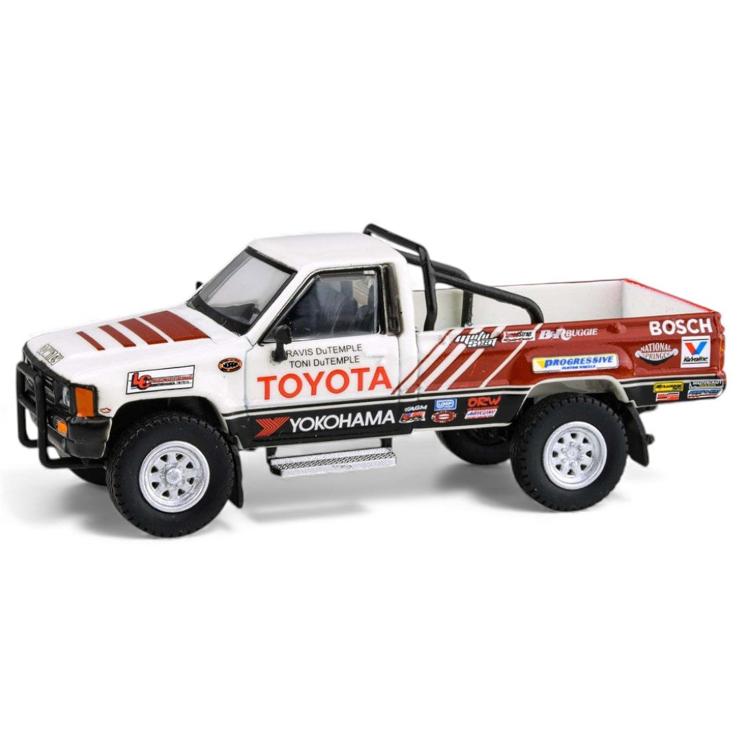 PARA64 1:64 Toyota Hilux Class 7S Racing Truck 1985 – Diecast Model Pickup (White)